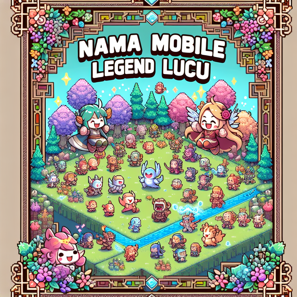 Nama Mobile Legend Lucu yang Bikin Ngakak Abis